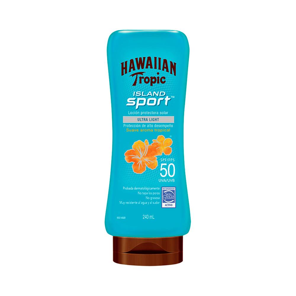Hawaian tropic protector solar island sport fps 50  (botella 240 ml)