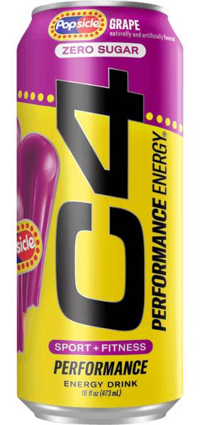 C4 Performance Energy Popsicle Grape 16oz