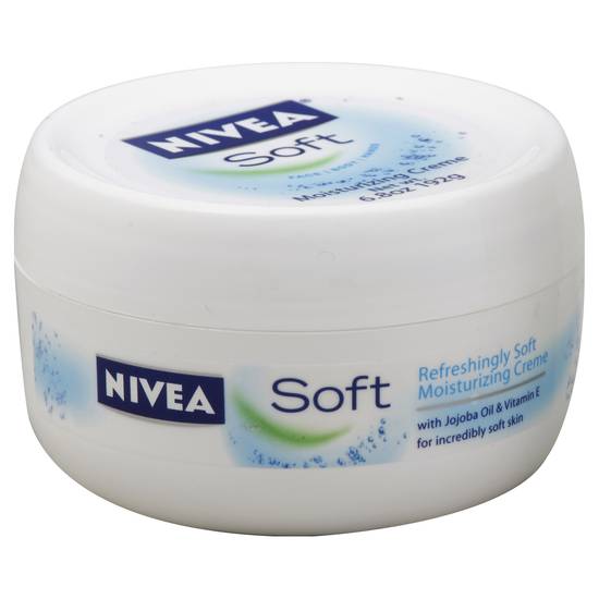 Nivea Soft Moisturizing Body Face & Hand Creme (6.8 oz)
