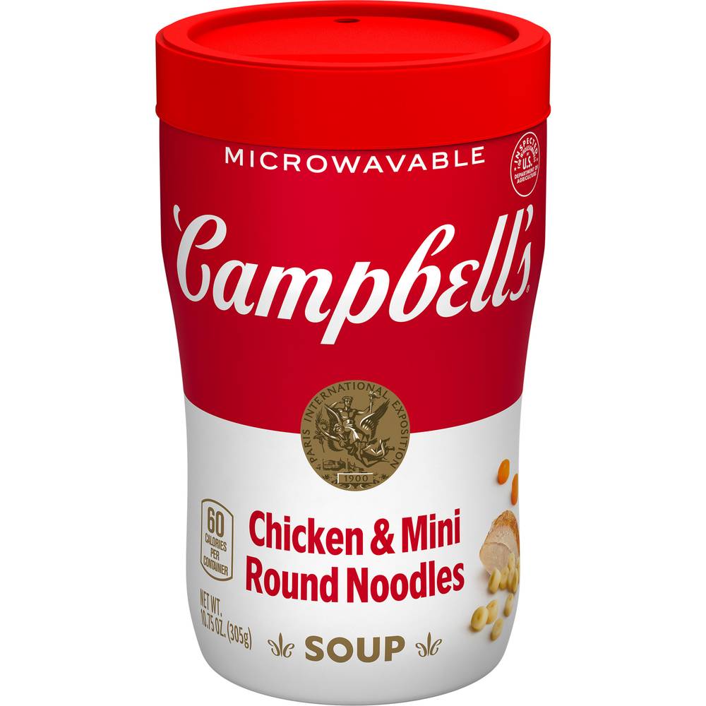 Campbell's Chicken & Mini Round Noodles Sipping Soup (10.75 oz)