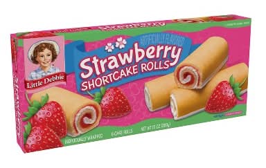 Little Debbie Shortcake Rolls, Strawberry (13 oz, 6 ct)