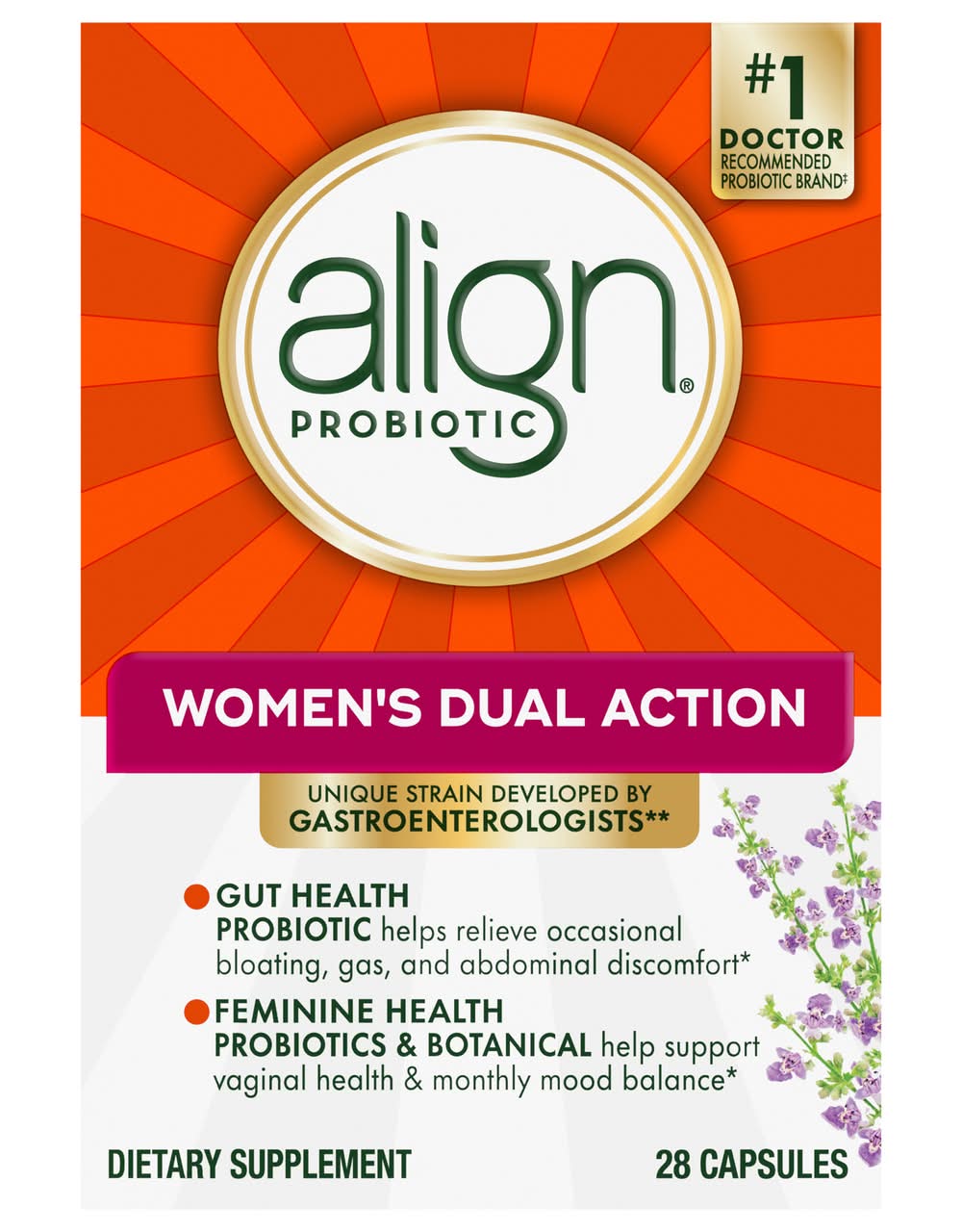 Align Women's Dual Action Health Capsules (28 ct)