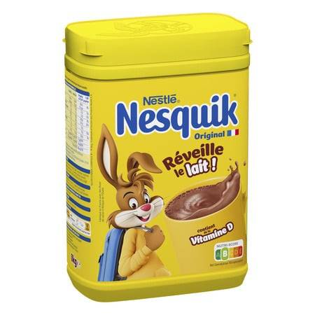 Chocolat en poudre NESQUIK - la boite de 1 kg
