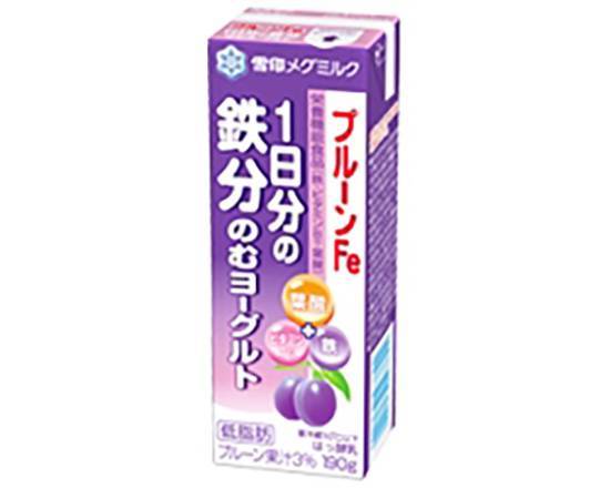 雪印メグミルク　プルーンFe　1日分の鉄分　のむヨーグルト//190g