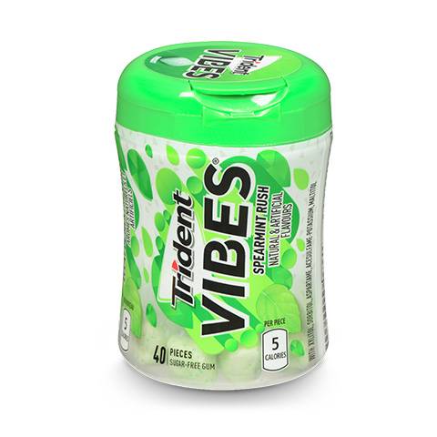 TRIDENT Vibes Spearmint Rush - 40 Pieces