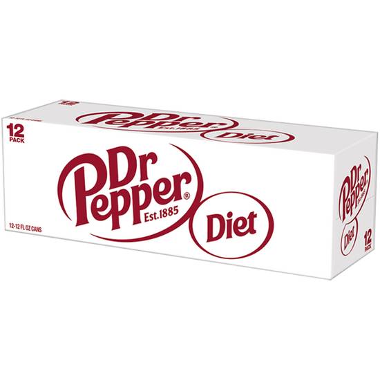 Diet Dr Pepper 12oz Can 12-Pack