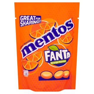 Mentos Orange, Fanta Chewy Dragees (140g)