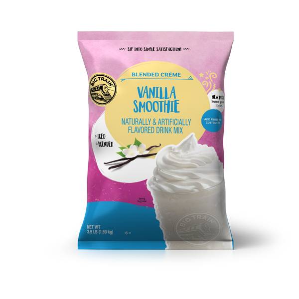 Big Train Smoothie Drink Mix, Vanilla (3.5 lbs)