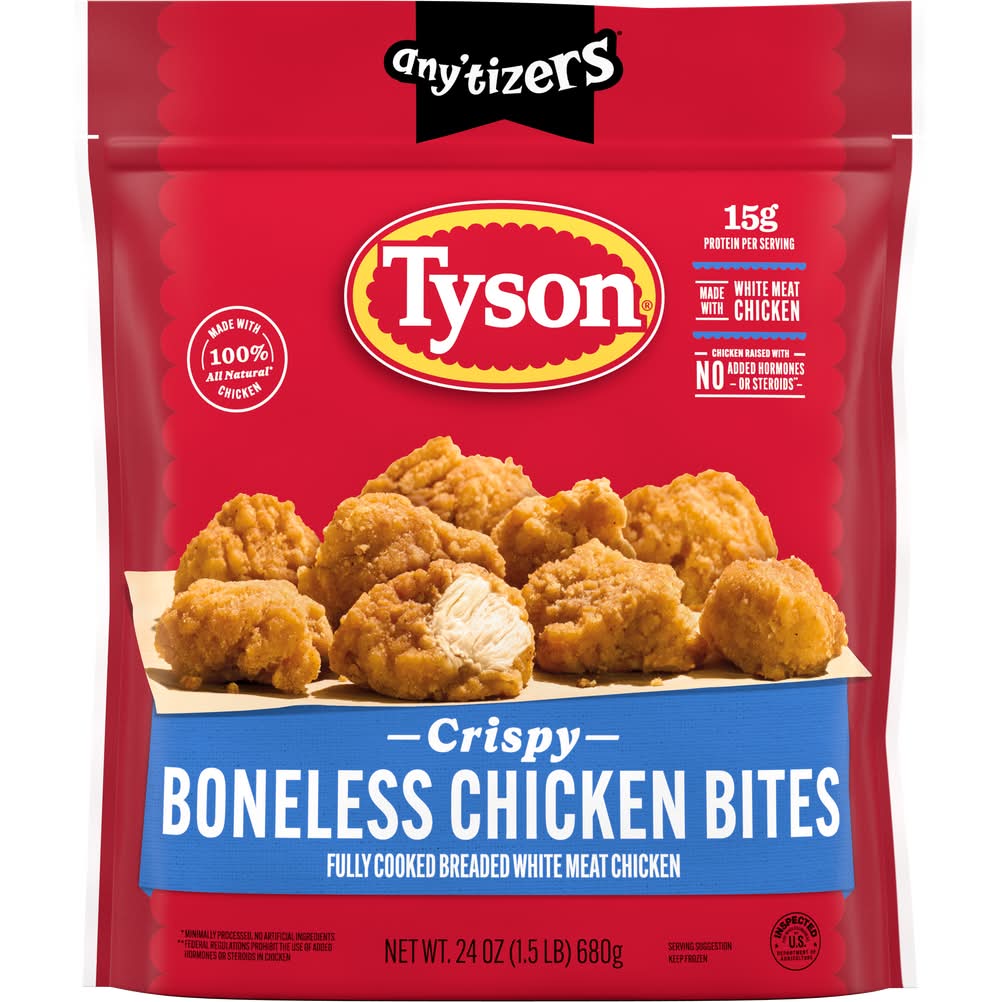 Tyson Anytizers Crispy Boneless Chicken Bites (24 oz)