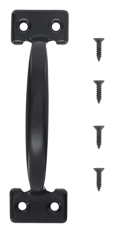 RELIABILT 5-3/4-in Utility Gloss Black Screen/Storm door Replacement Pull handle