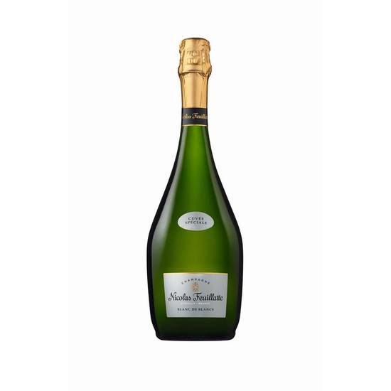 Champagne blanc de blancs cuvée spéciale Nicolas Feuillatte 75cl