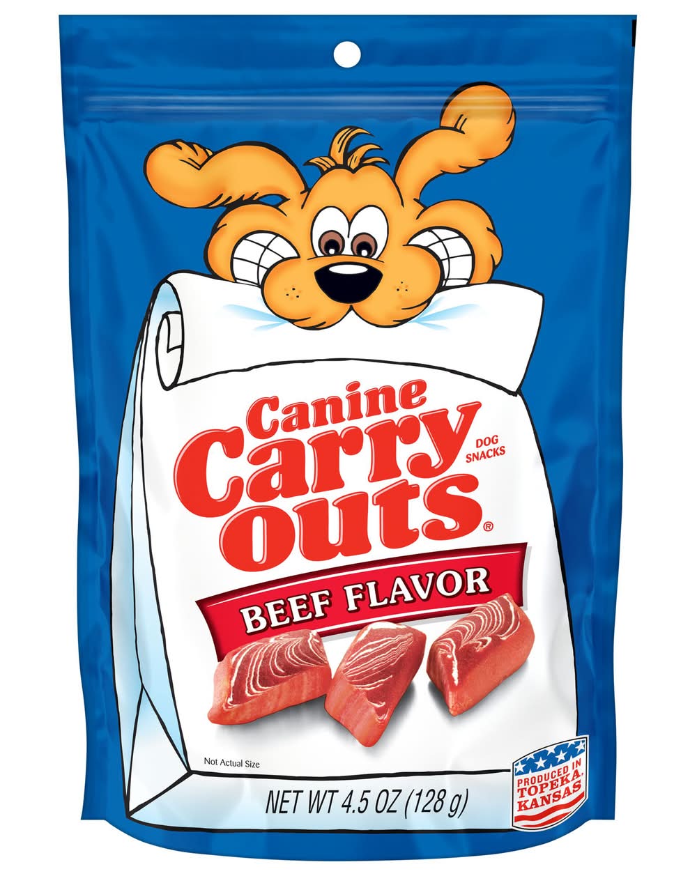 Canine Carry Outs Dog Snacks, Beef (4.5 oz)