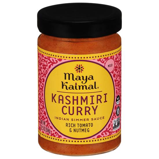 Maya Kaimal Kashmiri Curry Indian Simmer Sauce (rich tomato-nut meg)