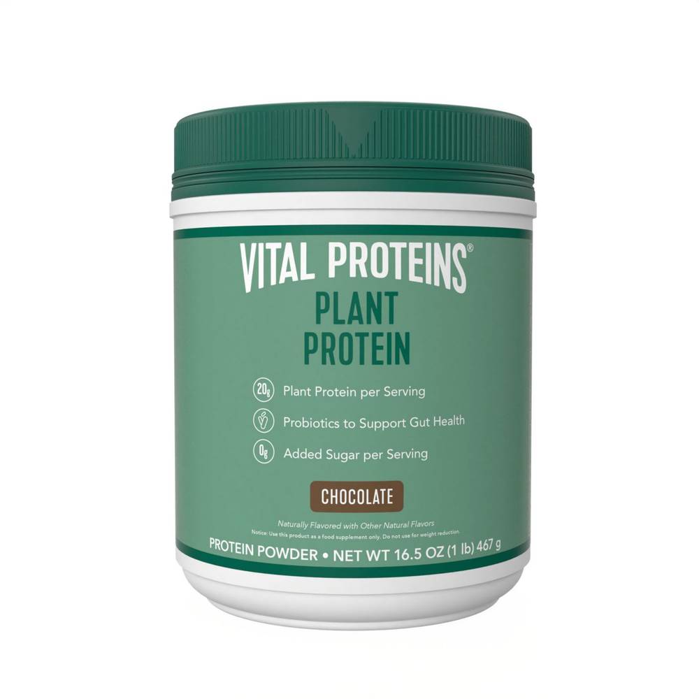 Vital Proteins Plant Protein Powder (chocolate)