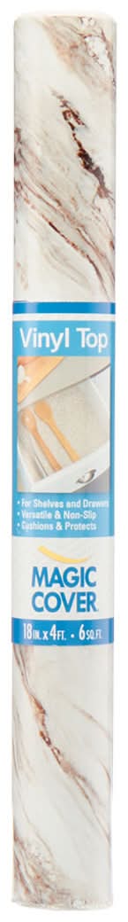 Magic Cover Vinyl Cabinet Liner Calcutta Marble