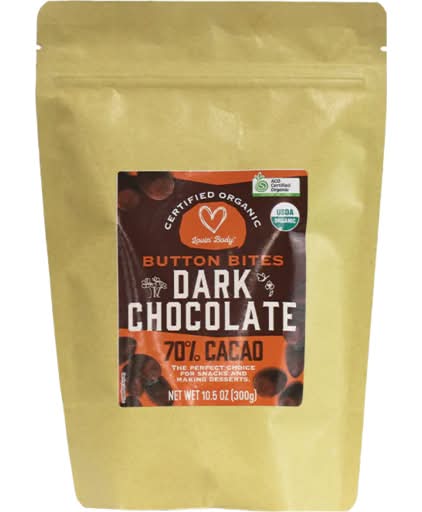 Lovin Body Dark Chocolate Button Bites 70% Cocoa 300g