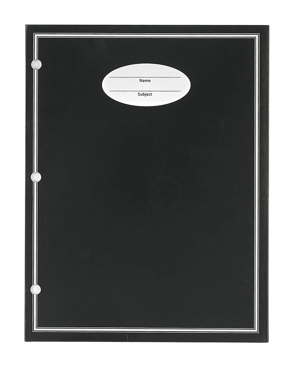Officehub 2 Pocket Laminated Portfolio Folder Assorted