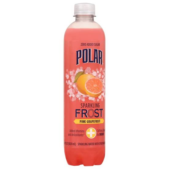 Polar · Frost Pink Grapefruit Zero-Calorie Sparkling Water (17 fl oz)