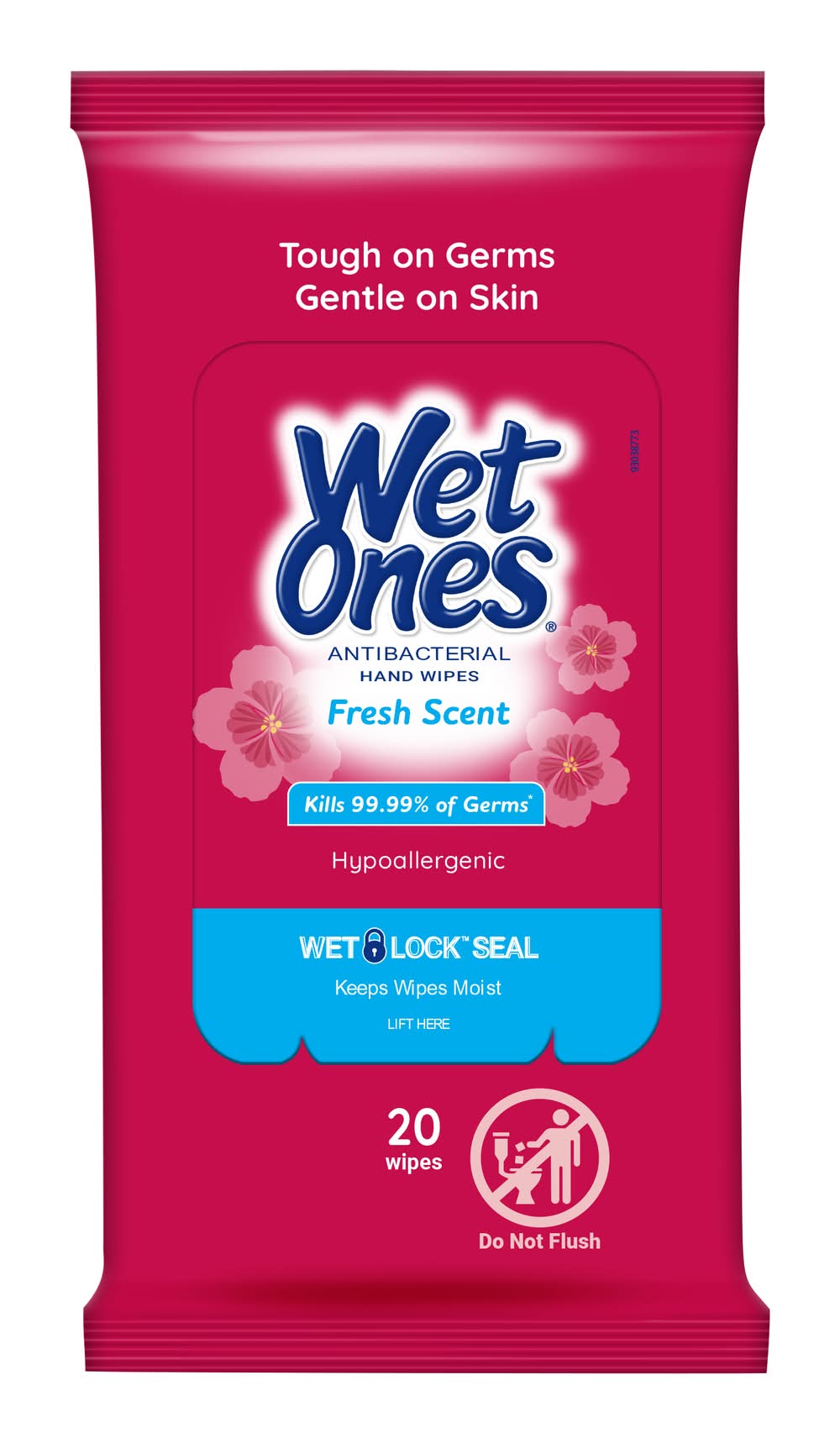 Wet Ones Antibacterial Hand Wipes Fresh Scent (20 ct)