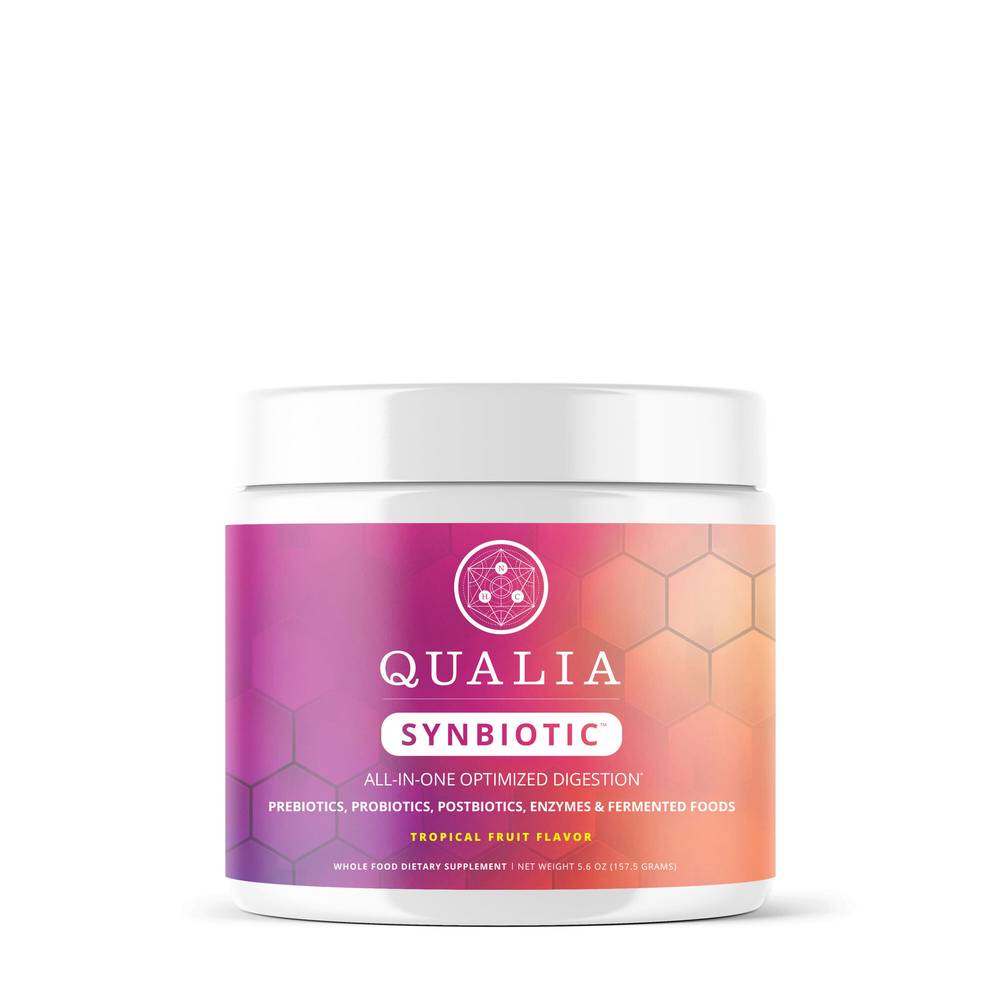 Qualia Synbiotic Optimized Digestion - Tropical Fruit - 5.6 oz (15 Servings)