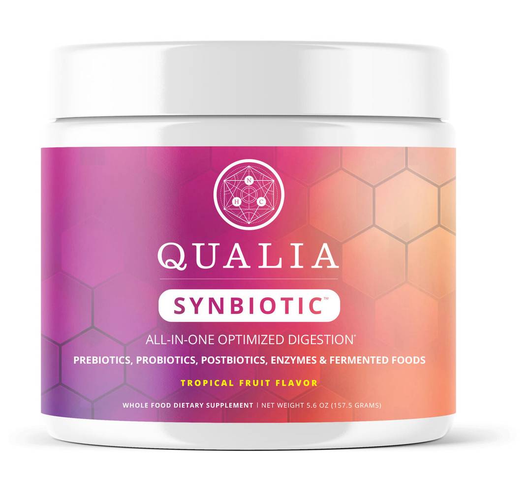 Qualia Synbiotic Optimized Digestion - Tropical Fruit - 5.6 oz (15 Servings)