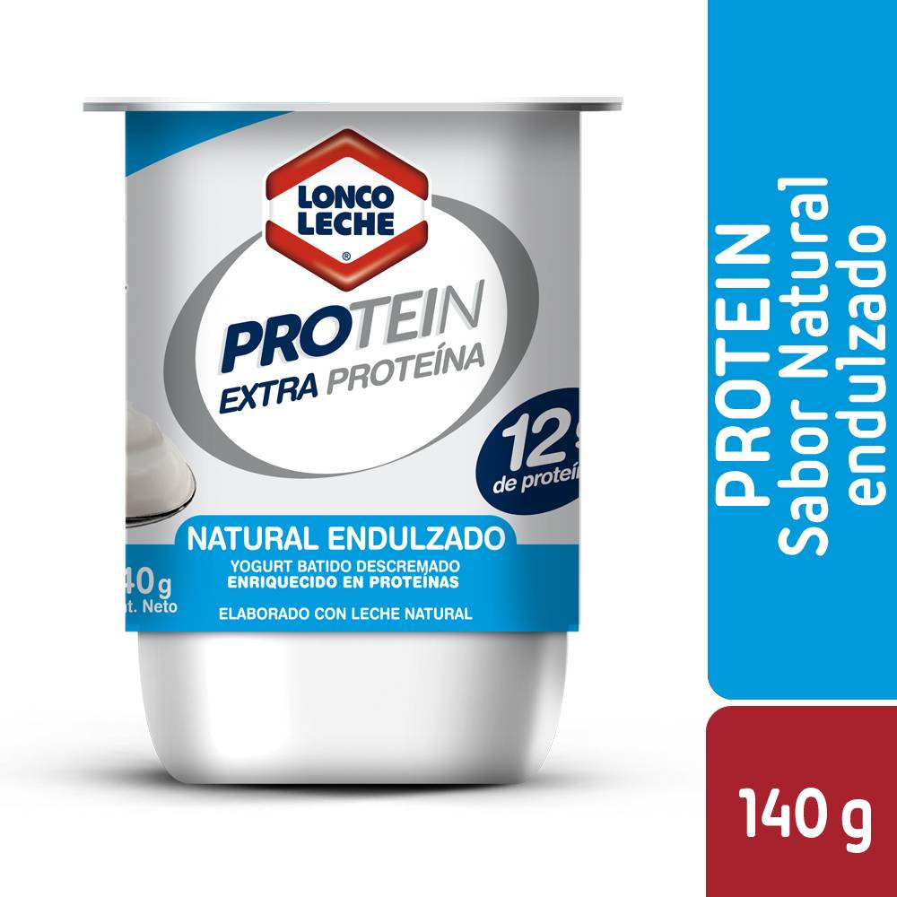 Loncoleche · Yoghurt protein natural endulzado (140 g)