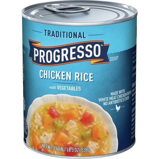 Progresso Traditional Chicken & Rice with Vegetables Soup