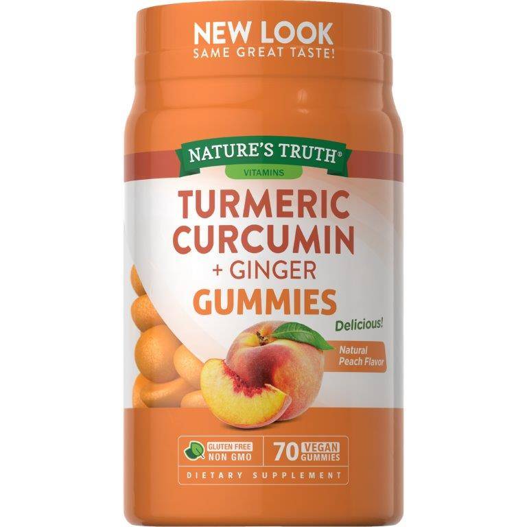 Nature'S Truth Turmeric Curcumin + Ginger Gummies, 70 Ct