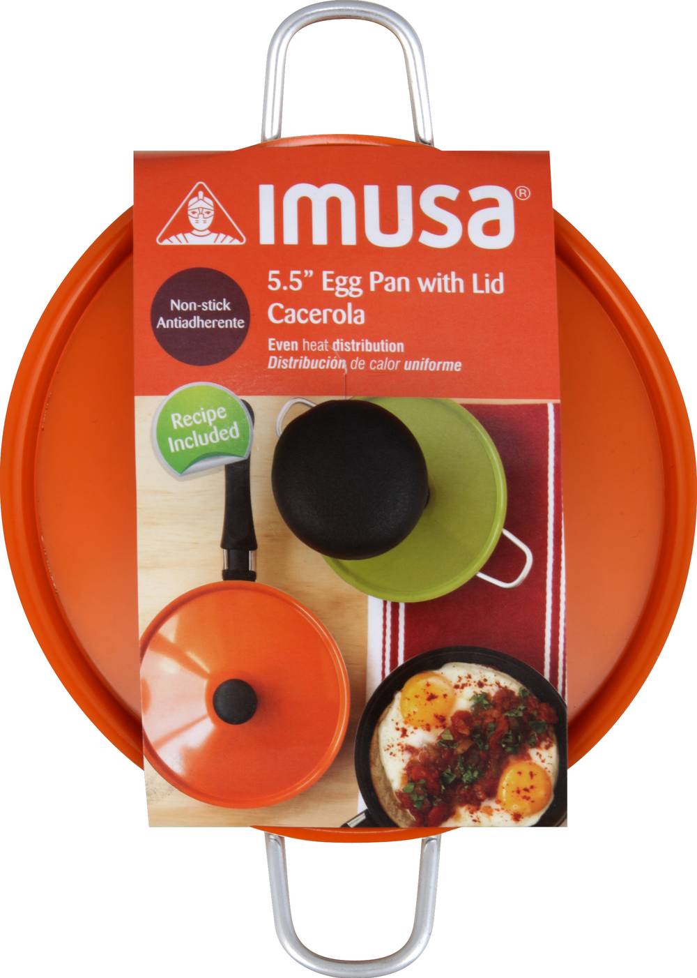 Imusa Egg Pan With Lid Cacerola 5.5"