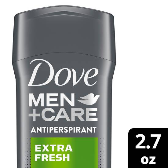 Dove Men+Care Extra Fresh Men's Antiperspirant Deodorant Stick with 72-hour Sweat & Odor Protection, 2.7 OZ