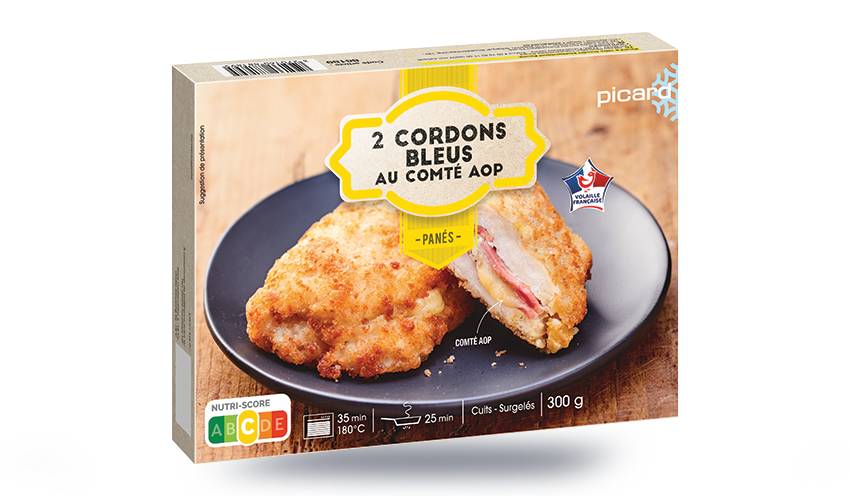 2 cordons bleus de poulet au comté A.O.P.