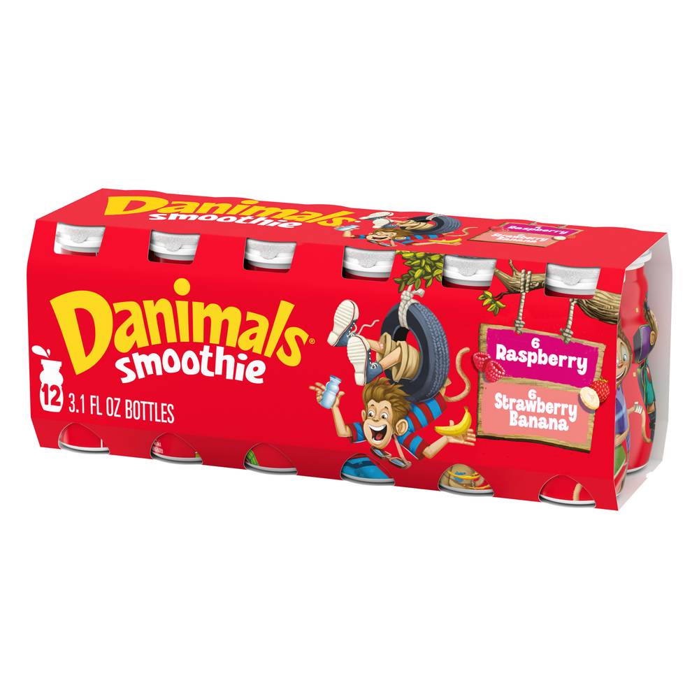 Danimals Strawberry & Grape Smoothie (12 ct)