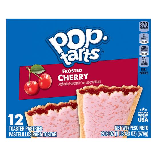 Pop-Tarts Frosted Cherry Toaster Pastries (12 ct)