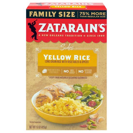 Zatarain's Yellow Rice With Vegetables & Spices