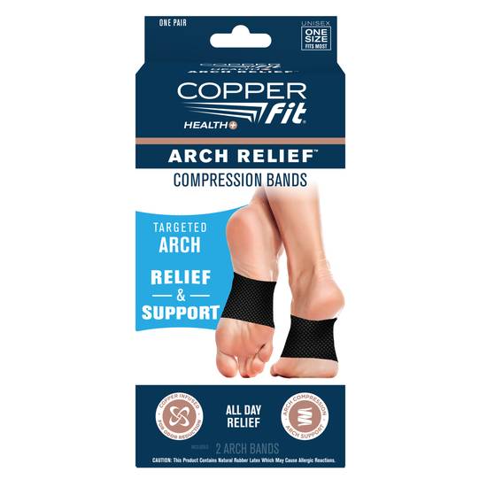 Copper Fit Arch Relief Compression Bands & Support