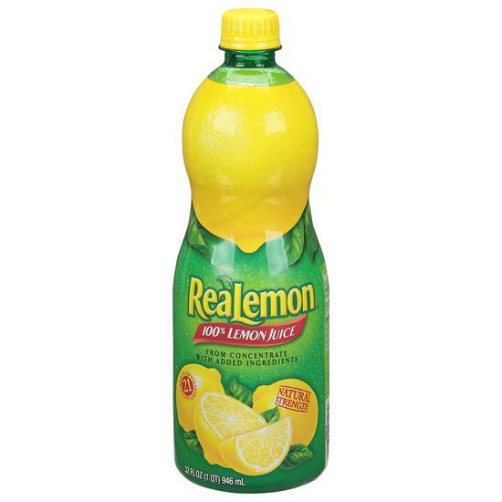 Realemon 100% Lemon Juice (32 fl oz)