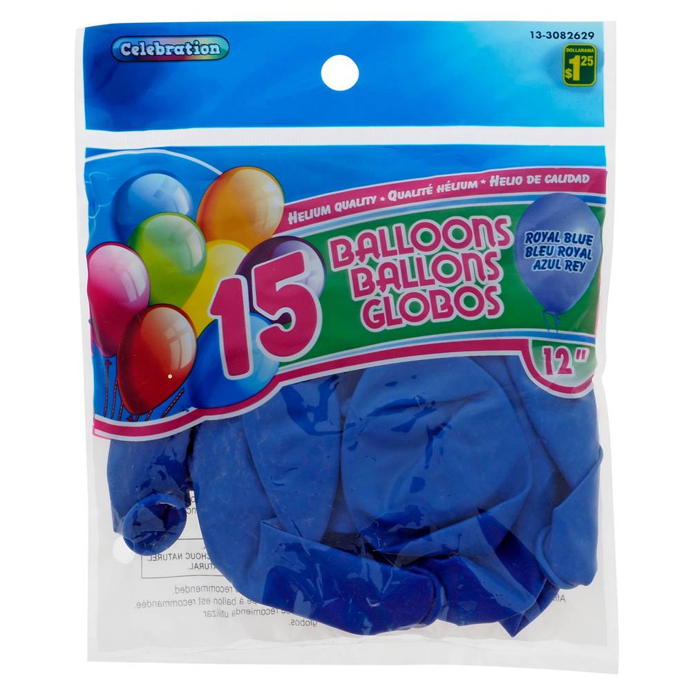 Ballons - Bleu royal 20un