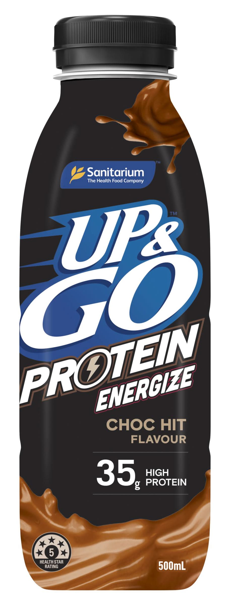 Sanitarium Up & Go 500ml Energize Choc PET