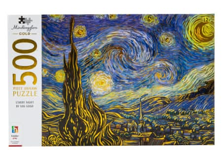 Mindbogglers™ Gold: Fine Art Puzzle 500-Piece Starry Night
