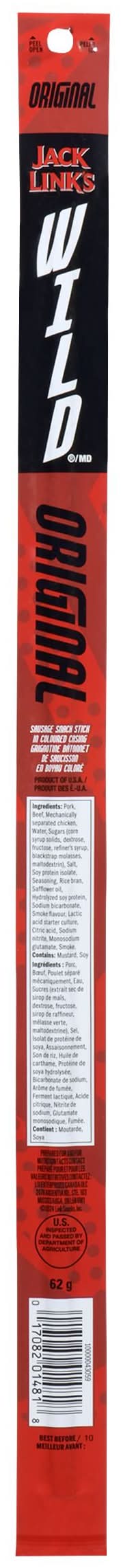 Jack Link's Wild Snack Stick, Original (62 g)