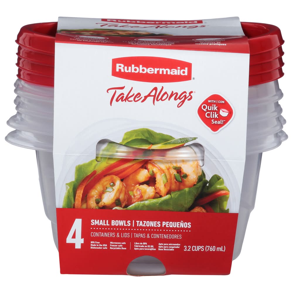 Rubbermaid Takealongs Small Bowls (4 ct)