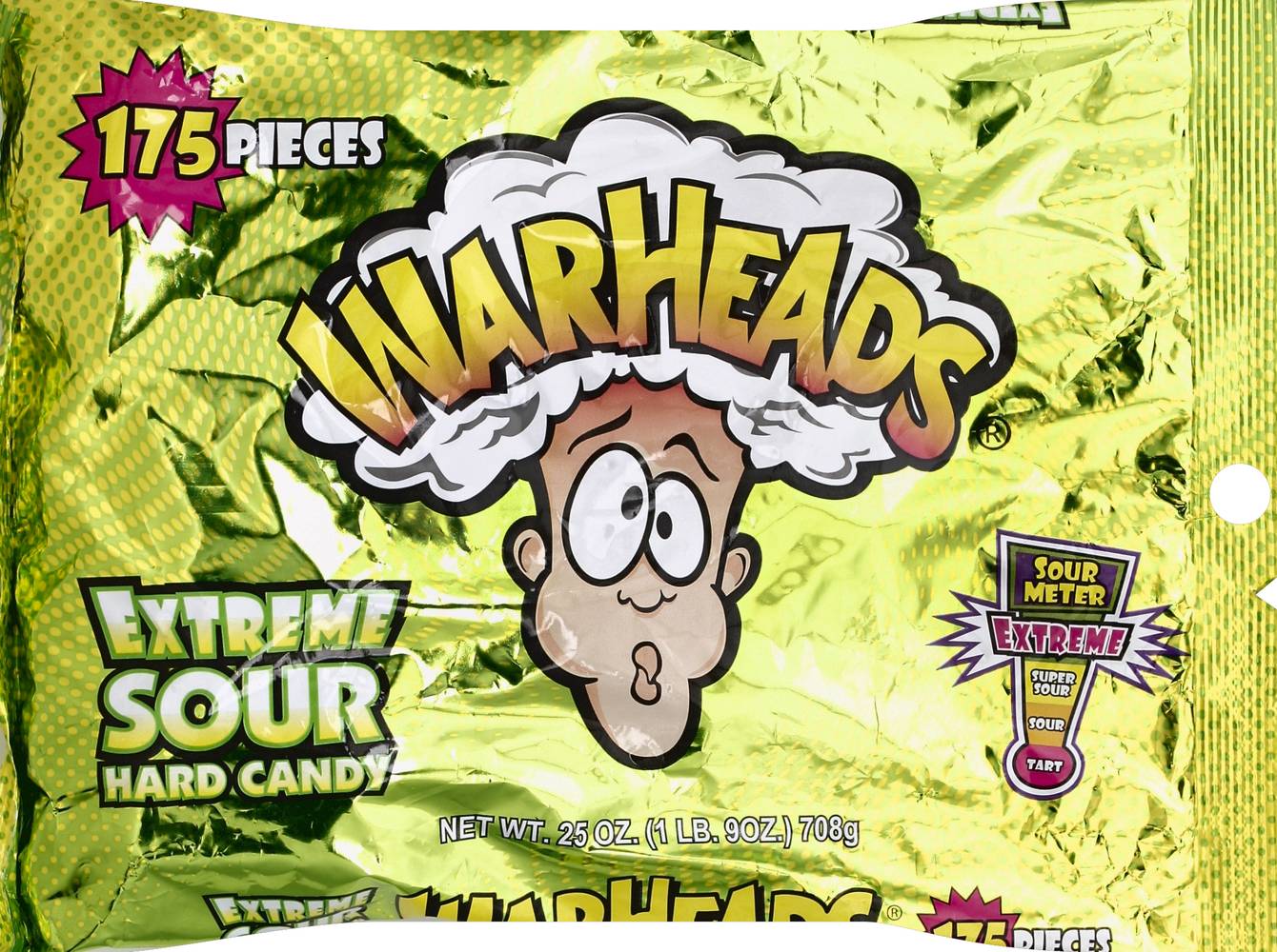 Warheads Extreme Sour Hard Candy (25 oz, 175 ct)