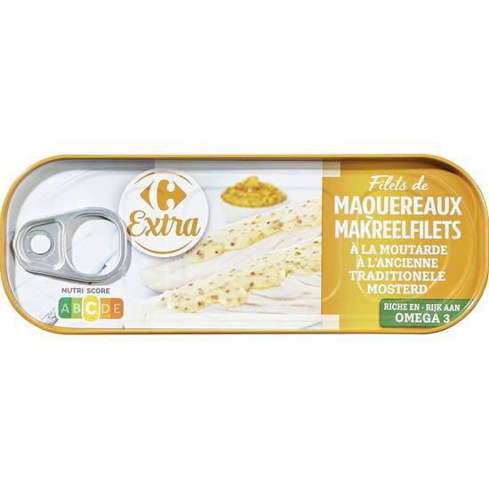 Carrefour Extra - Filets de maquereaux moutarde à l'ancienne