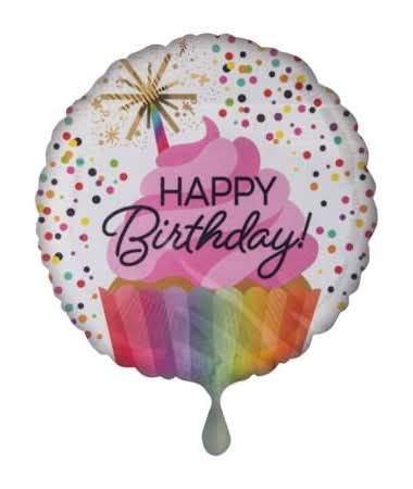 INFLATED Happy Birthday Standard Decorative Balloon