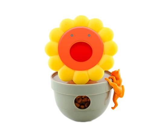 【L'chic】CA-TUMBLE不倒翁漏食玩具 小植栽向日葵#20540043