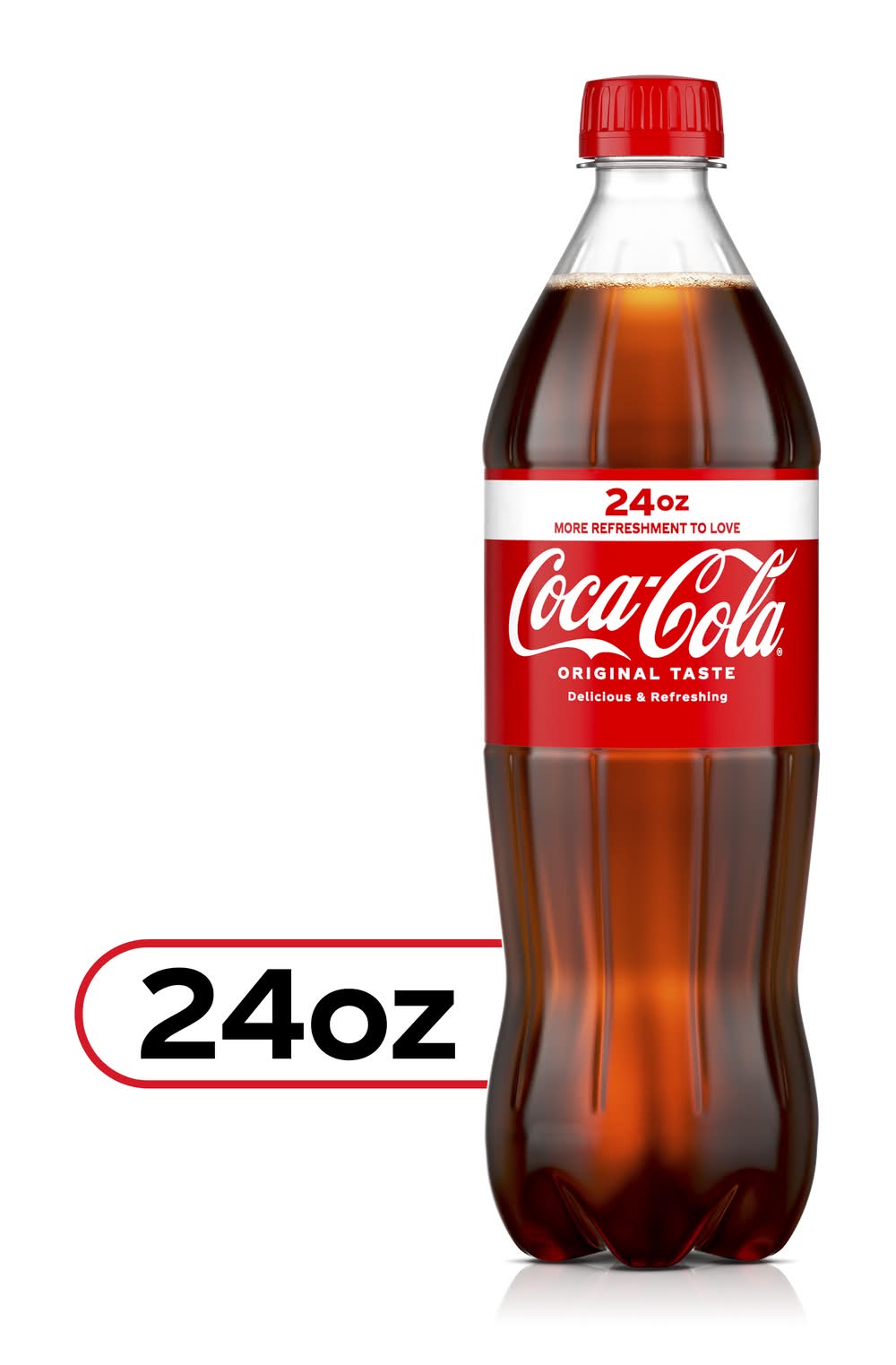 Coca-Cola Delicious & Refreshing Original Taste Soda (24 fl oz)