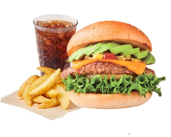 [セット]クラシックアボカドチーズバーガー～CLASSIC AVOCADO CHEESE BURGER Combo～