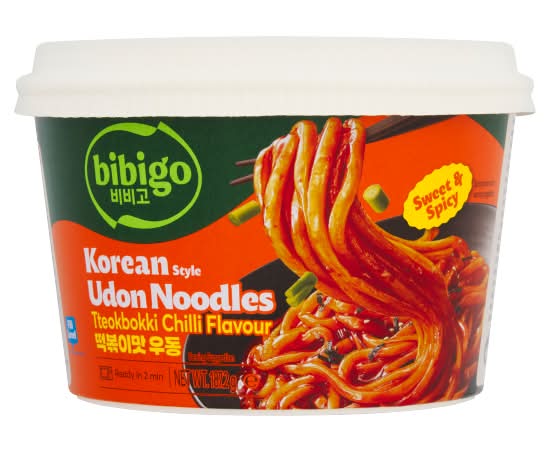 bibigo Chilli, Korean Style Udon Noodles (187.2g)