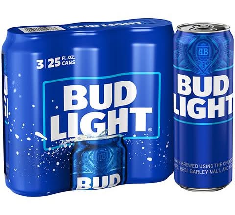 Bud Light Premium Lager Beer (3 x 25 fl oz)