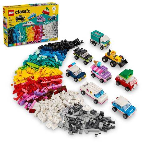 LEGO Creative Cars With Ice Cream Truck Toy For Kids Ages 5 and Up (900 ct)